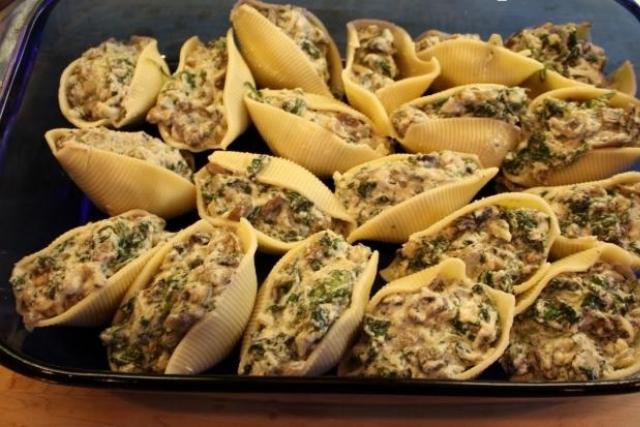 Фаршированные макароны-ракушки — вкусные и оригинальные рецепты приготовления пасты