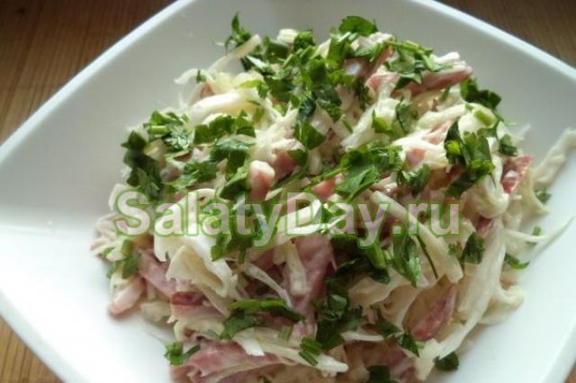 Овощной салат - рецепты с фото